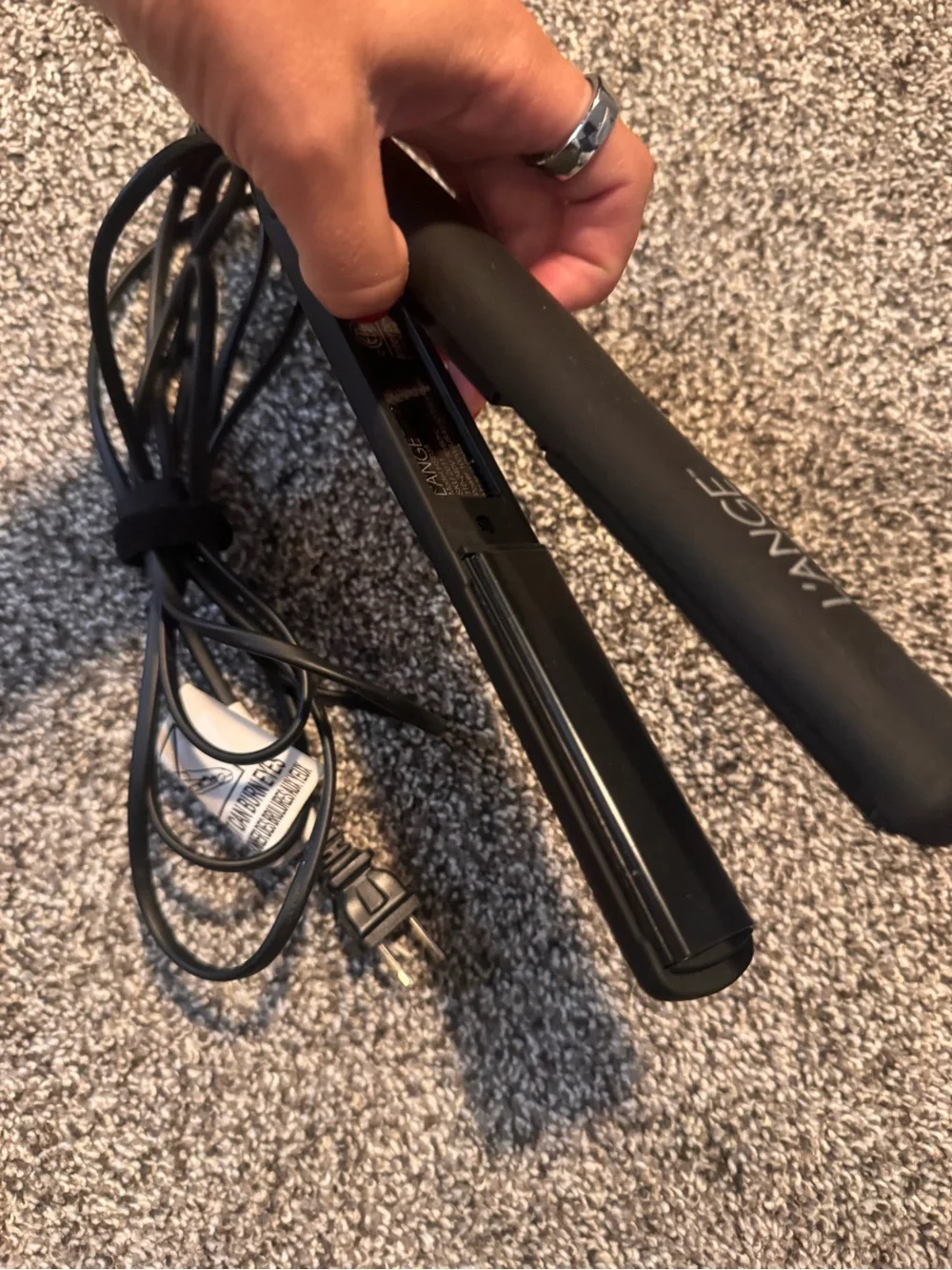 L'ange Black Hair Straightener
